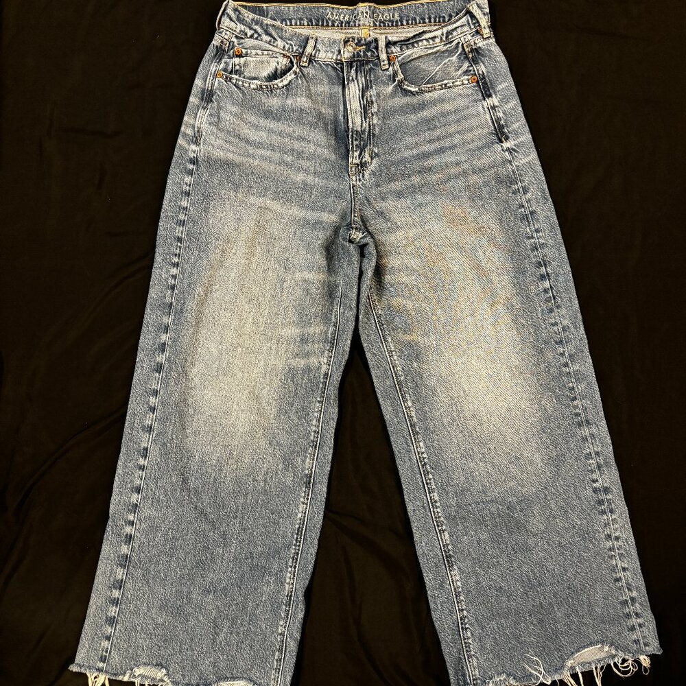 American Eagle Wide Leg Jeans (size 12)